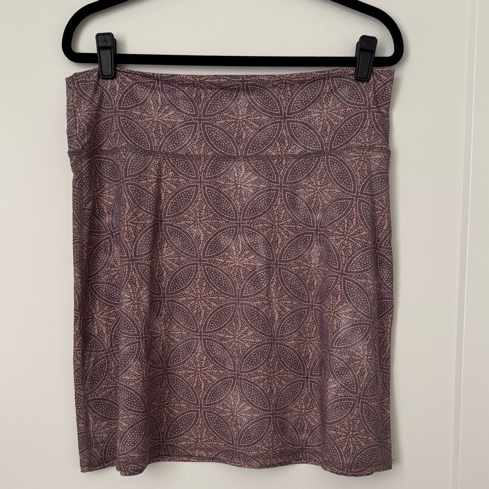 Carve Designs Mauve Patterned Mini Skirt